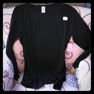 Time & Tru Maternity Slide Slit Long Sleeve Top